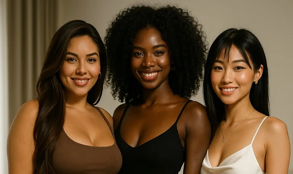 Latina / Noire / Asiatique / Arabe
