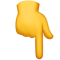 Pointing finger