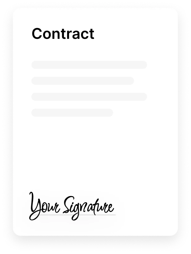 Contract document
